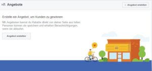 Facebook Angebots Tab