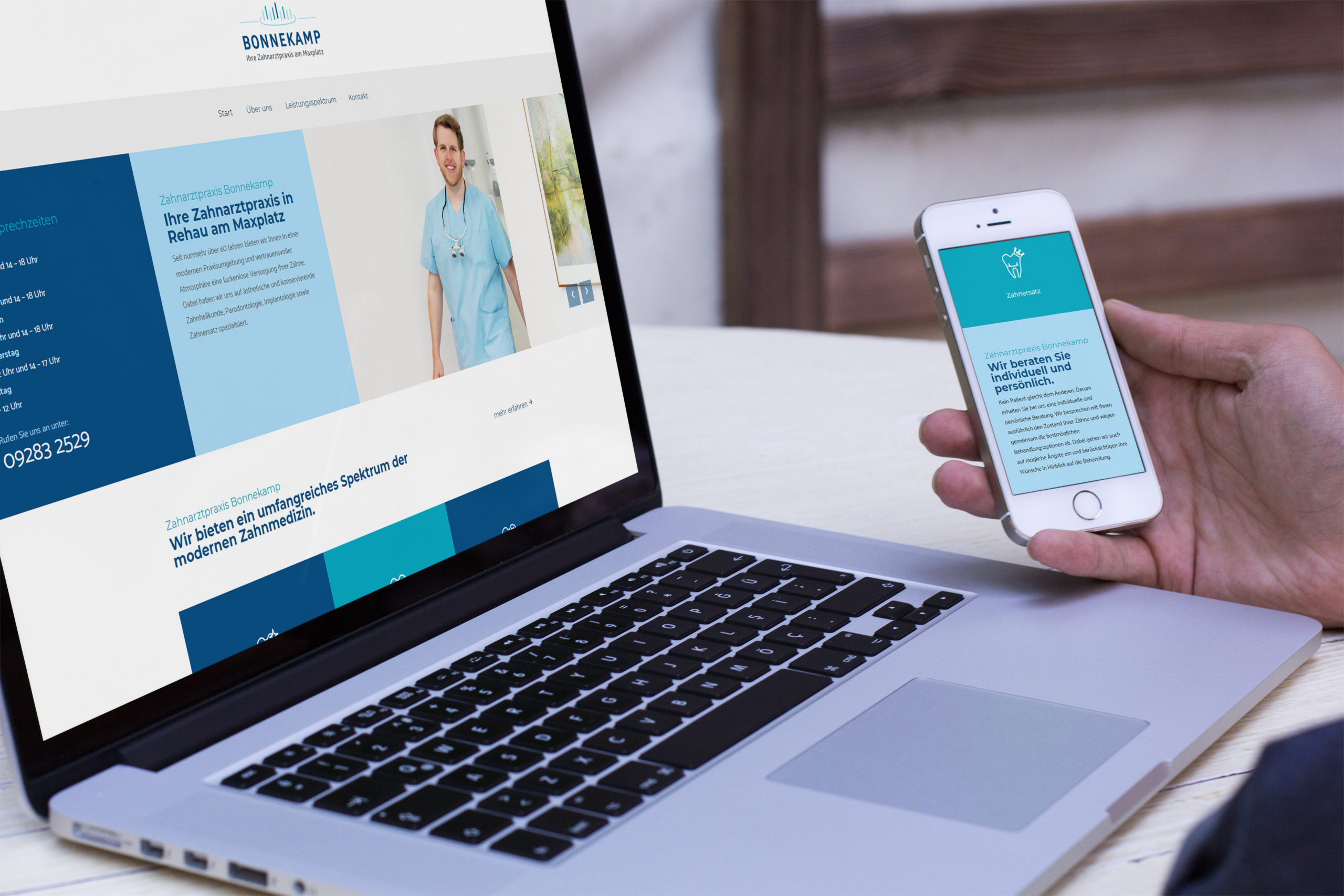 Webdesign-Zahnarzt-Bonnekamp