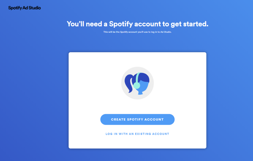 Spotify Ad Studio - Get started