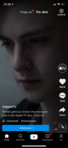 TikTok Ads - In-Feed Diversion Ads Beispiel