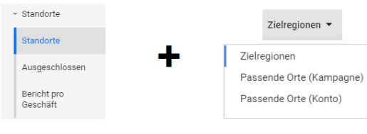 Google Ads Standort Bericht