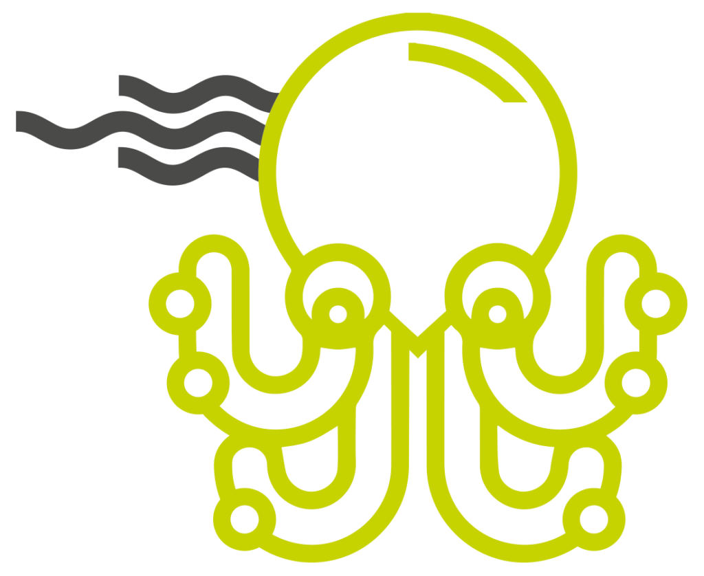 Klickkomplizen Tiere Markenwelt Oktopus hell transparent