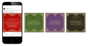 Referenz Carlsen Verlag - Harry Potter - Visual Statements mit Sprüchen aus den Buchbänden