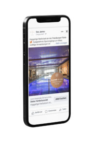 Facebook Ad - Referenz Das James