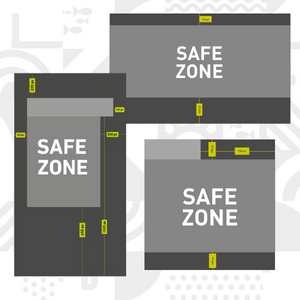 Safeszones der gängigsten Anzeigenformate