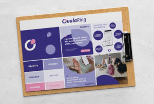 Klickkomplizen Referenz "Gynella" - Social Media Styleguide als Clipboard