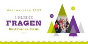 Klickkomplizen Weihnachtsumfrage