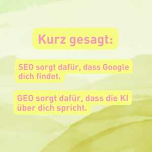 GEO - Blog_SEO für KI_kurz gesagt