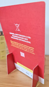 Thekendisplay Rückseite