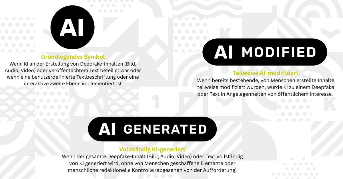 KI-Richtlinie – EU AI ACT Label | Quelle: europa.de | Stand 08/26