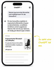 Beispielanzeige ChatGPT Ad