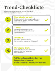 Trend Checkliste