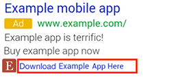 App Erweiterung bei Google AdWords