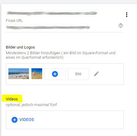 Google Display Anzeigen Videos