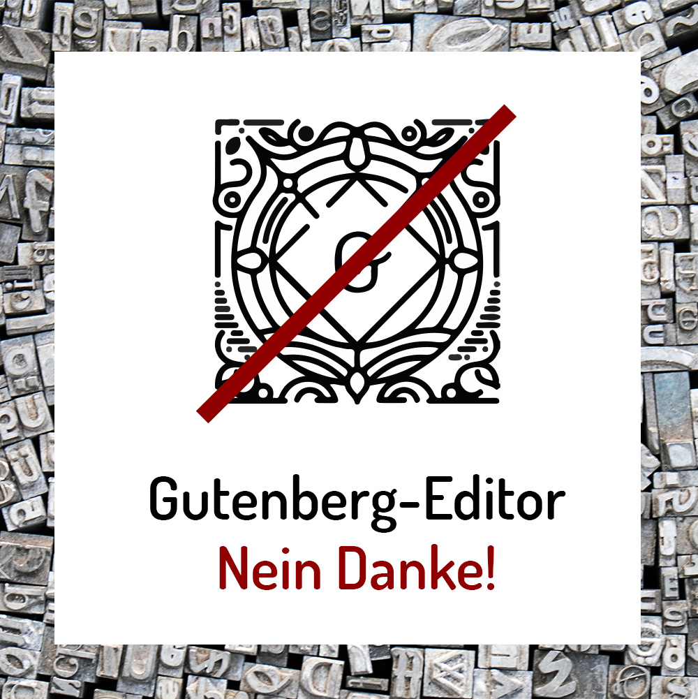 Gutenberg-editor-deaktivieren