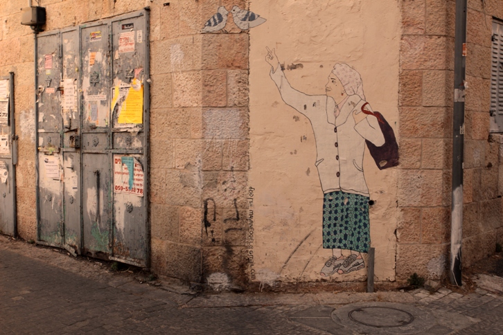 Streetart Jerusalem Albina Gräfe