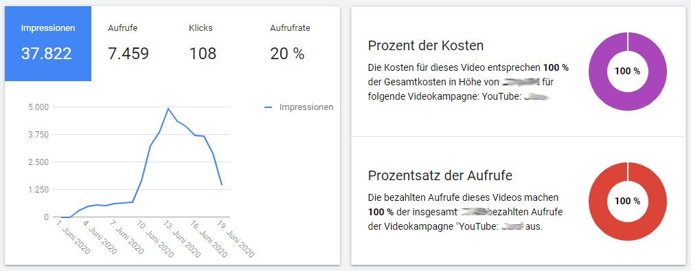 Google Ads Videos Analysen