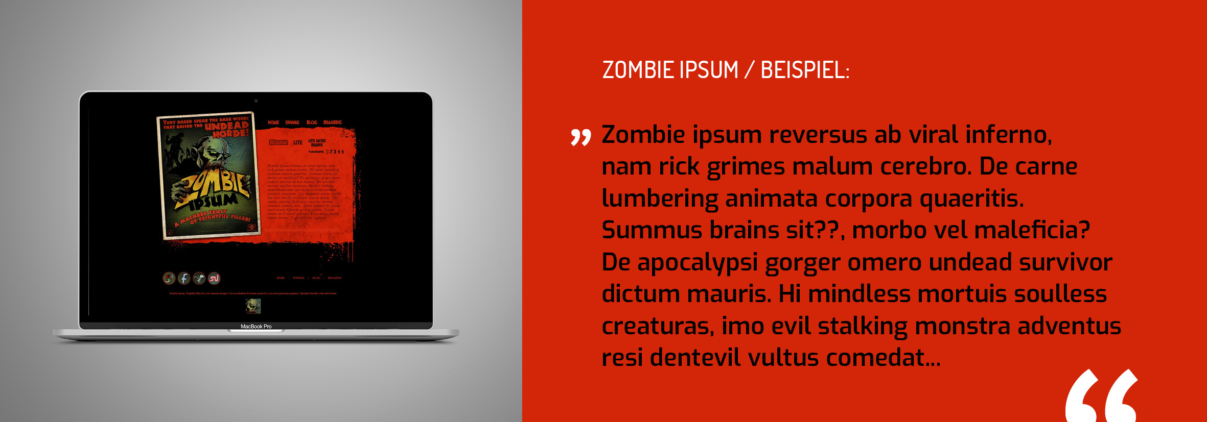 Blindtexte - Zombie Ipsum