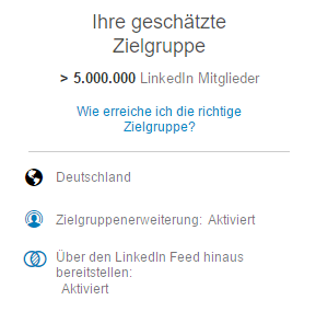 linkedin_sponsored_content_zielgruppe_groesse